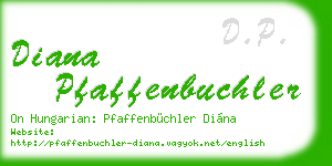 diana pfaffenbuchler business card