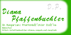 diana pfaffenbuchler business card